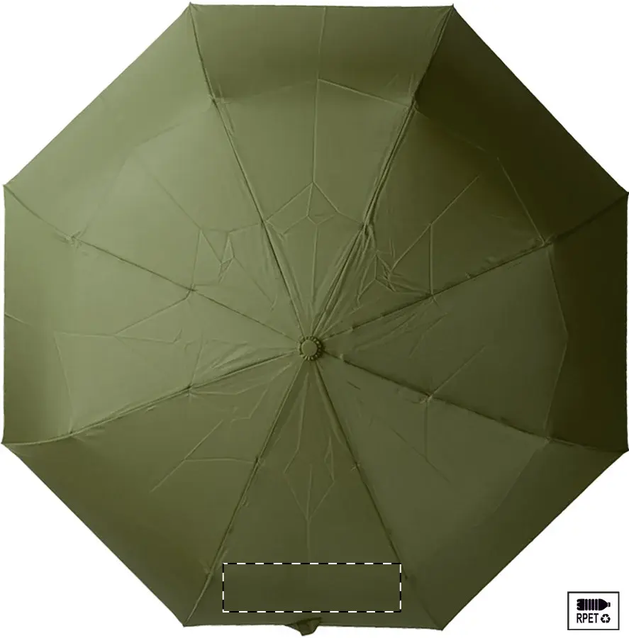 Print position: panel 1 – with a fastening strip (panels numbered clockwise)