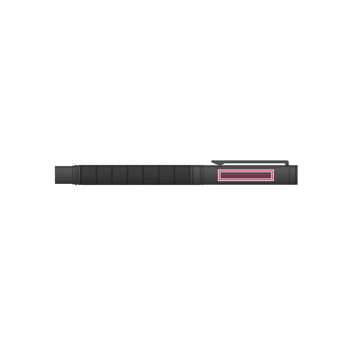 Print location: ESMEE rollerball pen black - Side of pen body