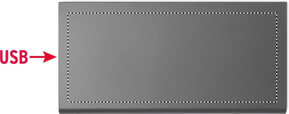 Print position: lower section - area for digital printing