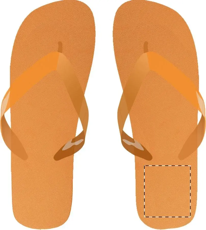 Print position: Right sole - under the heel
