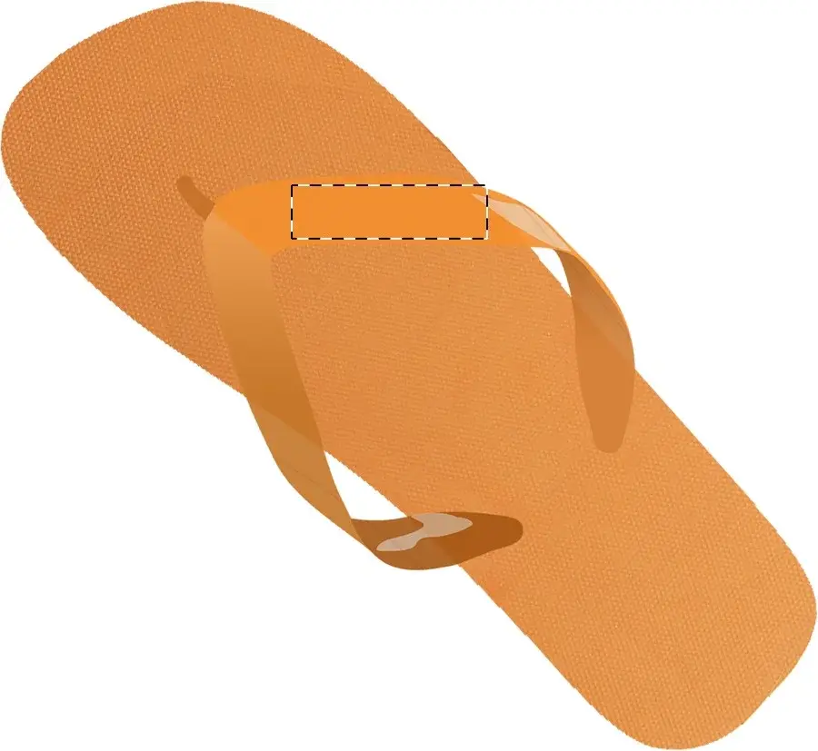 Print position: Right flip-flop - right strap