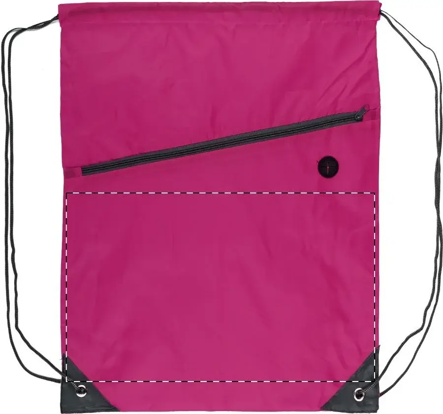 Print position: Front - below the zip
