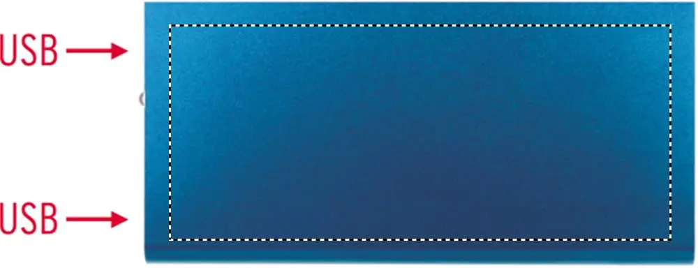 Print position: lower section - area for digital printing