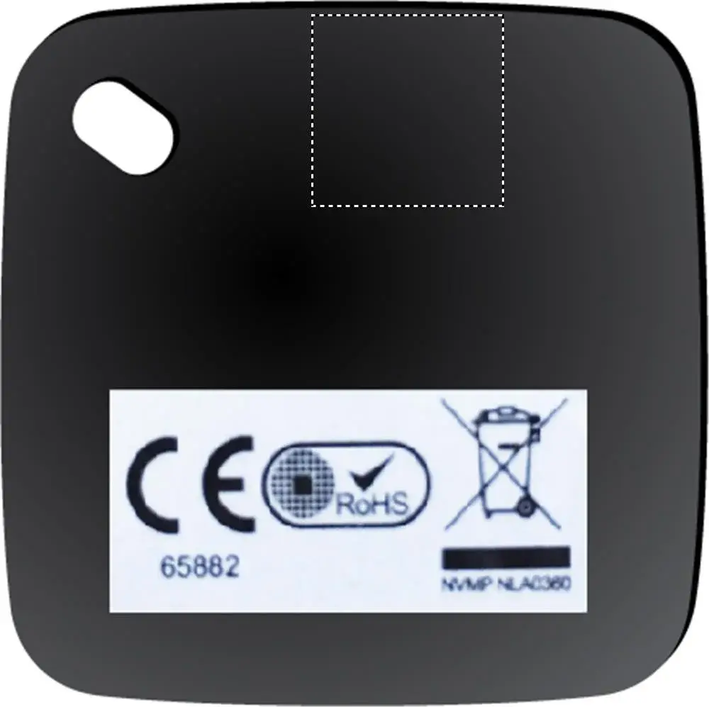 Print position: Back - area for pad printing