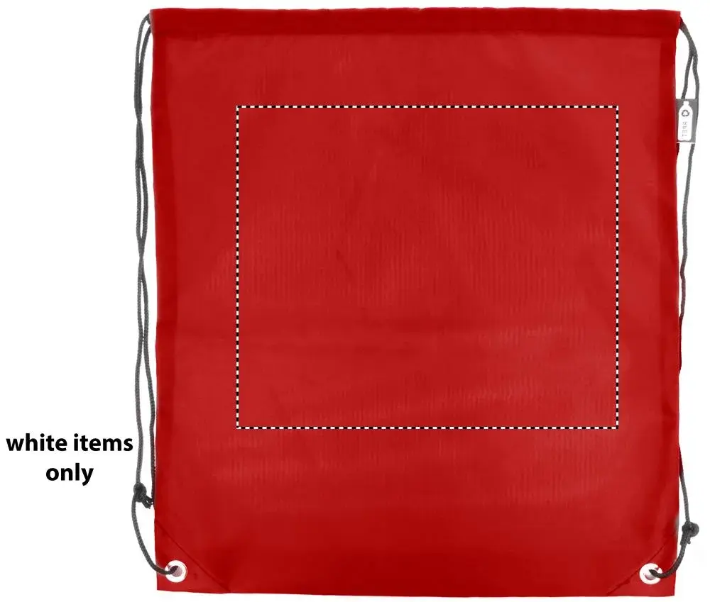 Print position: front – white section