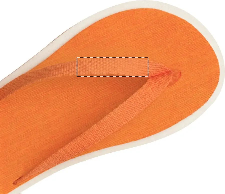 Print position: Left flip-flop - left strap