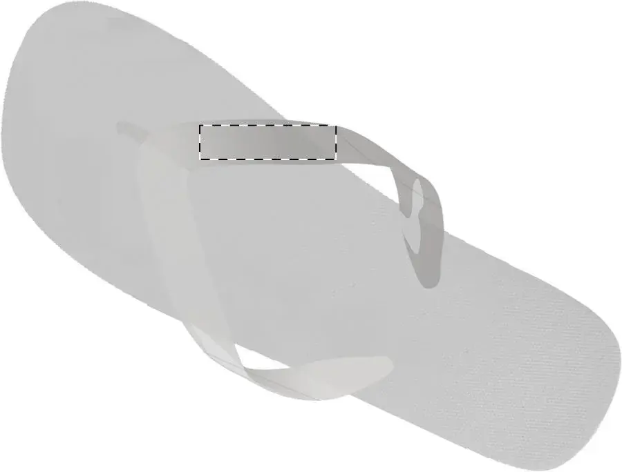 Print position: Left flip-flop - right strap