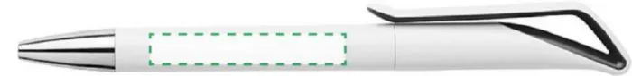 Print position: Beside the clip, for right-handed use