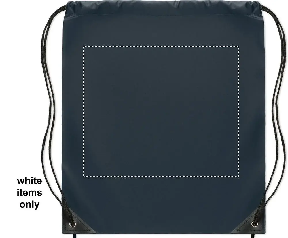 Print position: front – white section