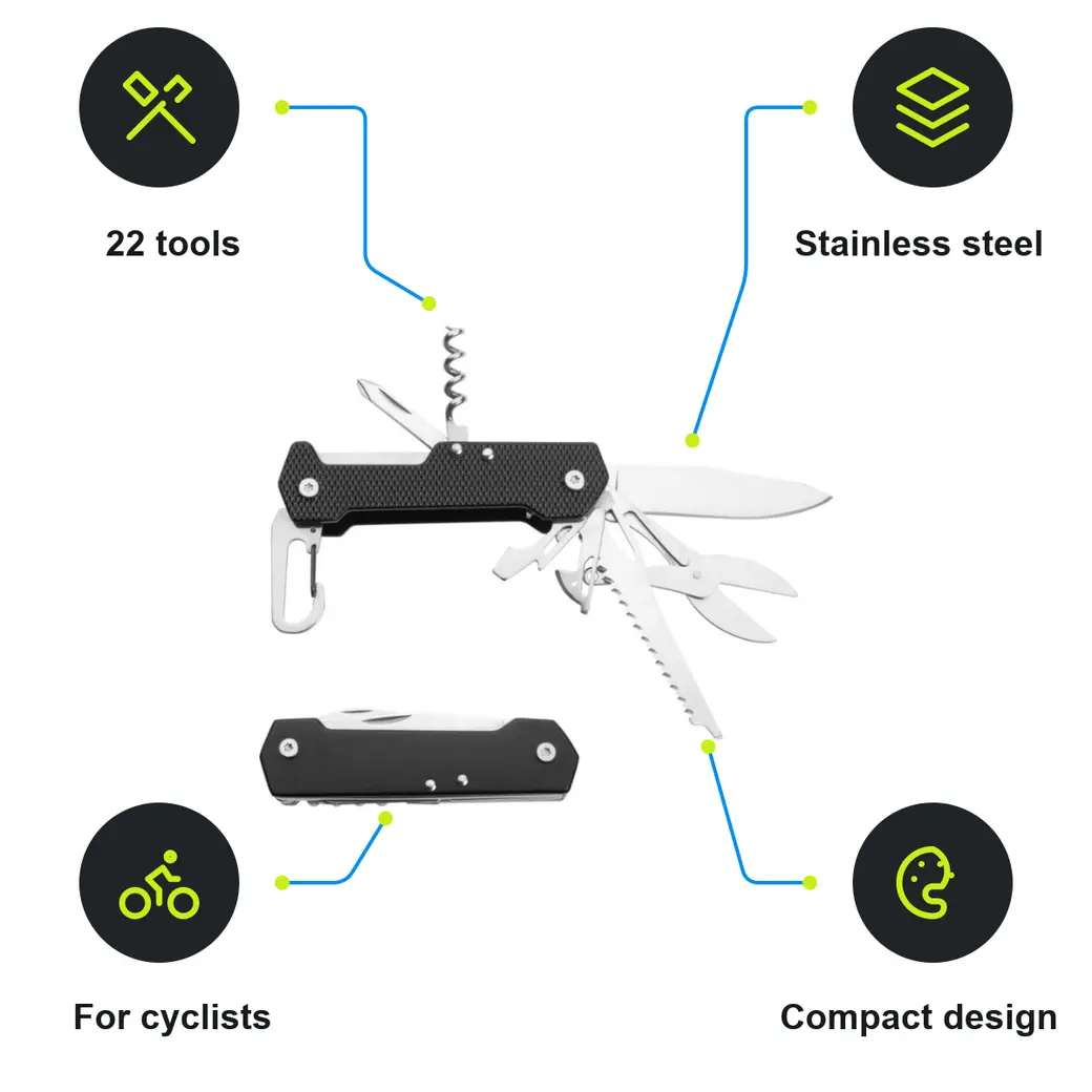 Infographic: SCHWARZWOLF MERAPI Bike Tool, Black