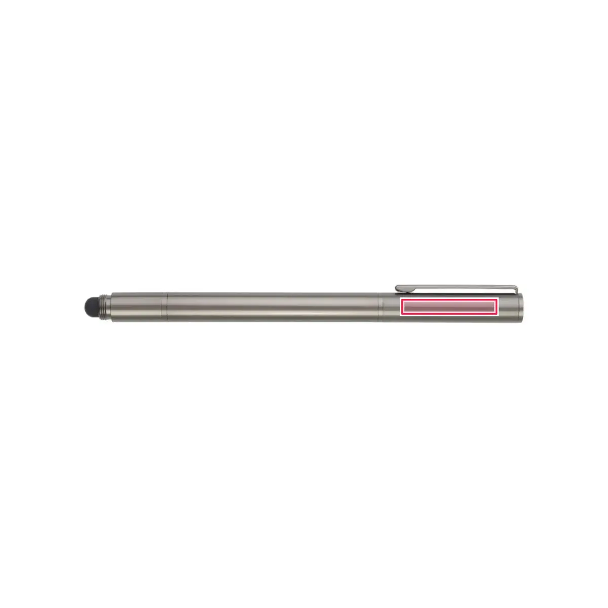 Print placement: HELENE ballpoint pen with an everlasting pencil, black – Side of pen body
