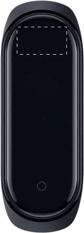 Print position: Above the display