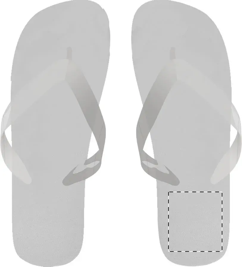 Print position: Right sole - under the heel