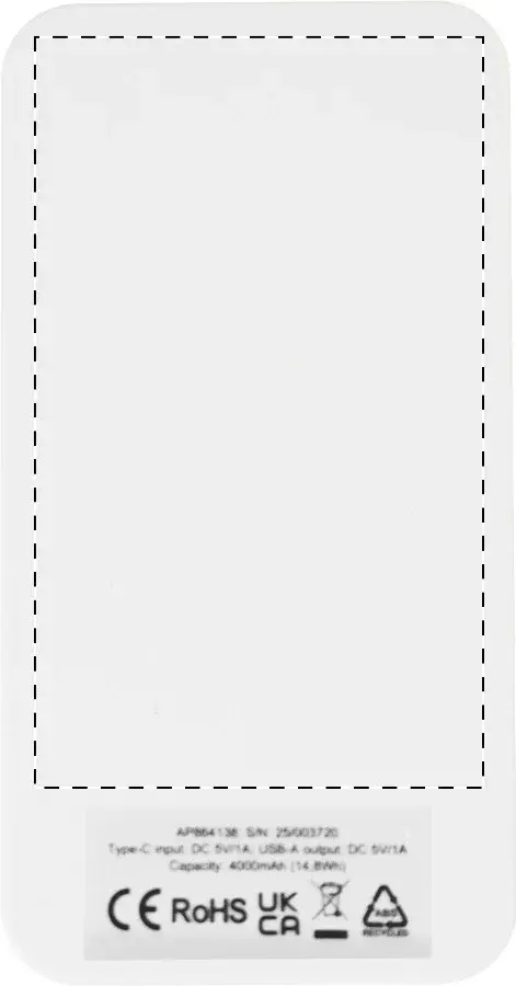 Print position: Back