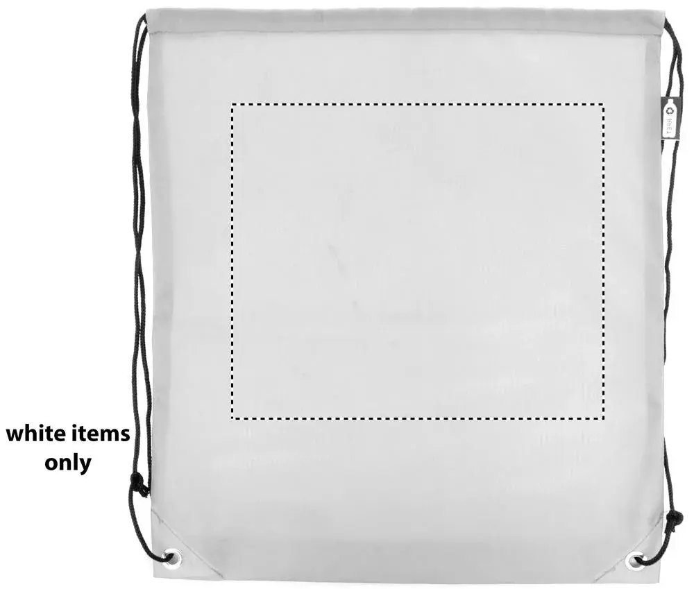 Print position: front – white section