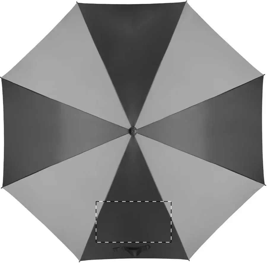 Print position: panel 1 – with a fastening strip (panels numbered clockwise)