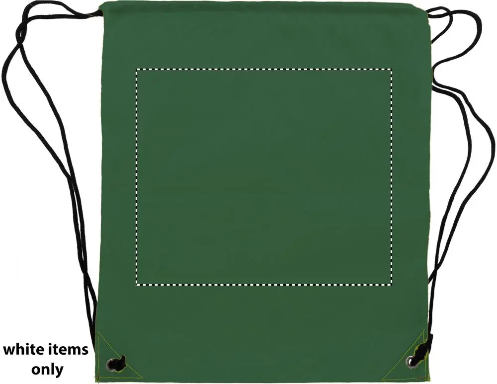 Print position: back – white section