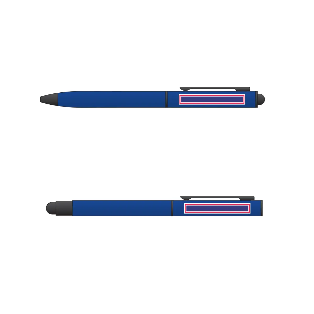 Print placement: CELEBRATION SET Ballpoint Pen & Rollerball Set, Dark Blue - Pen & Rollerball Body