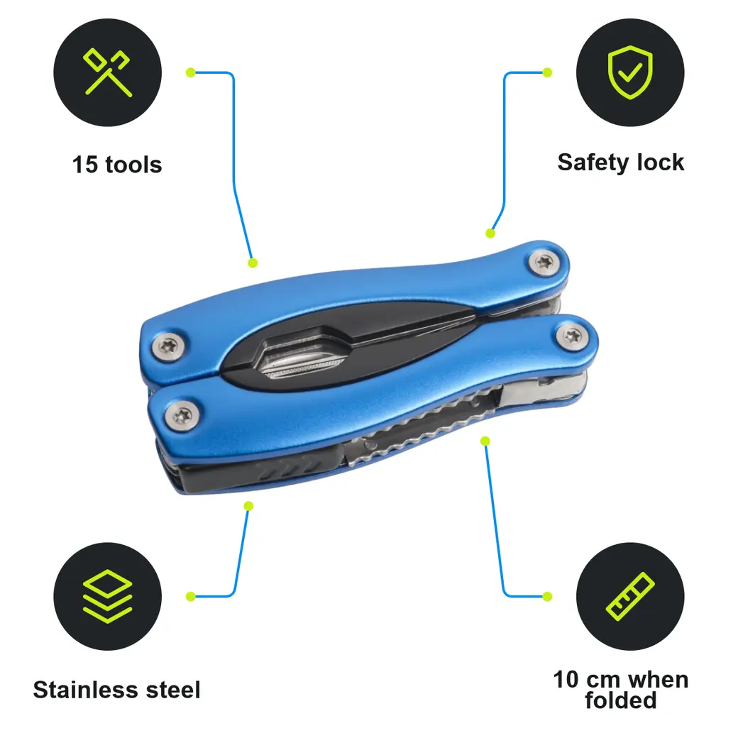 Infographic: SCHWARZWOLF ARMADOR NEW Multifunction tool, 15 pcs, blue