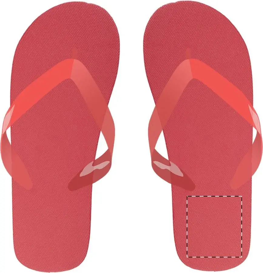 Print position: Right sole - under the heel