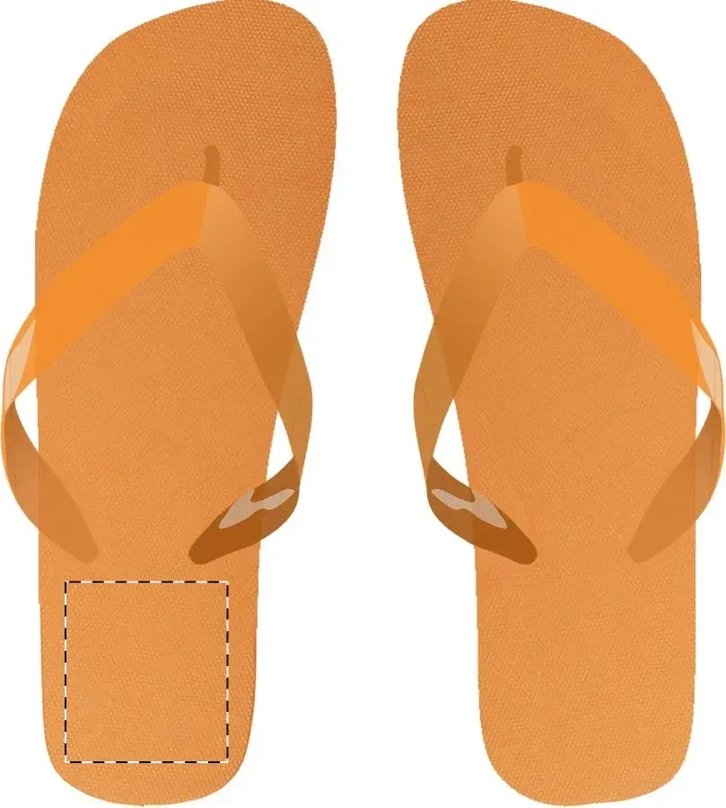 Print position: Left sole - under the heel