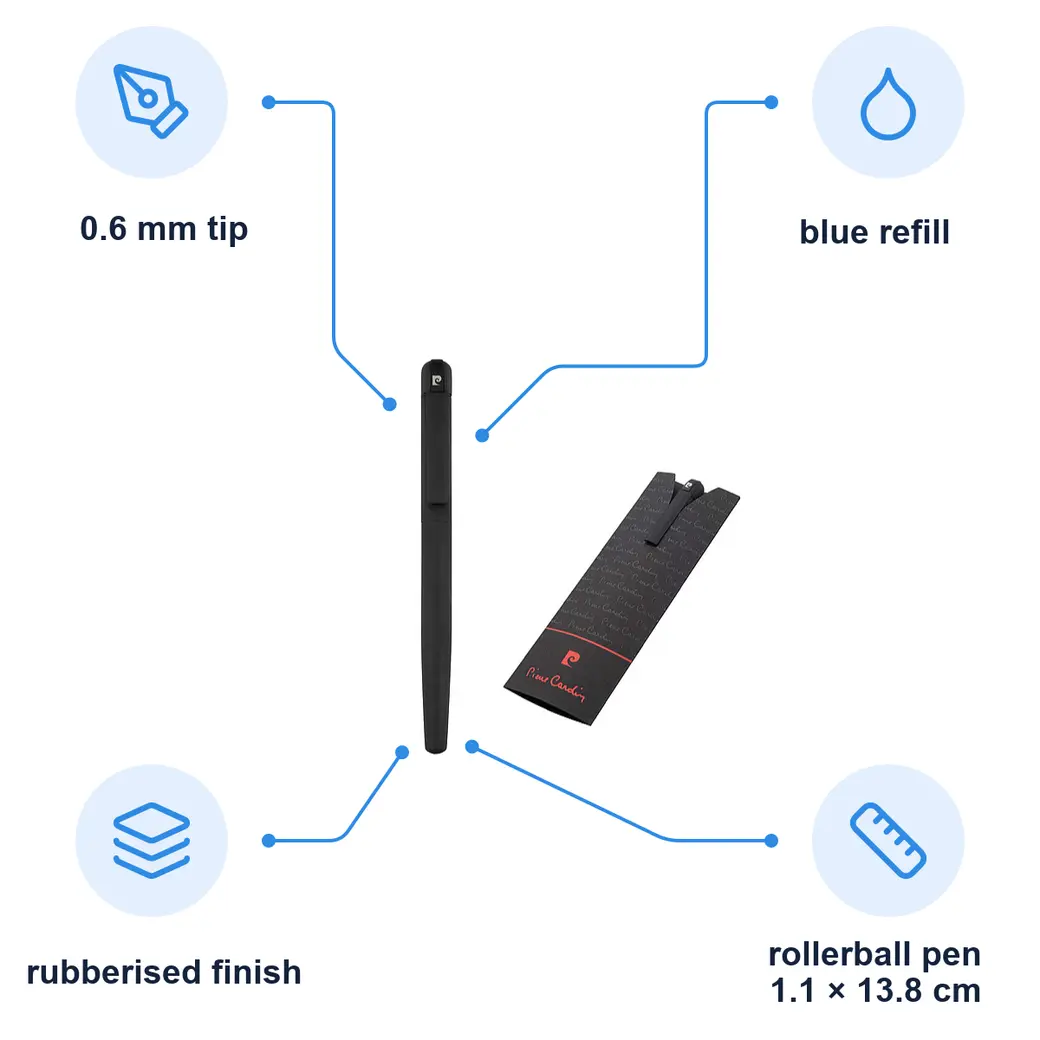 Infographic: PIERRE CARDIN HARMONY Rollerball pen, black