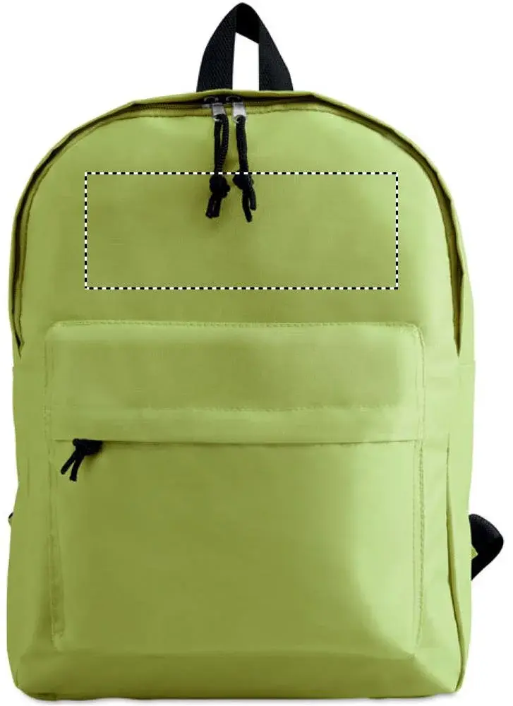 Print position: front above the pocket