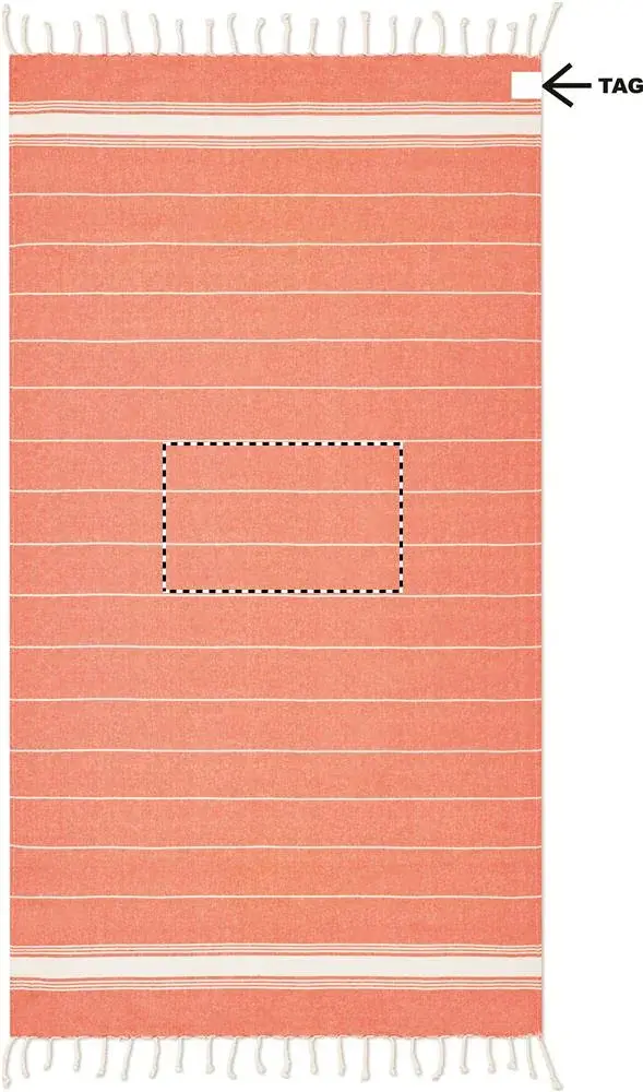 Print position: Towel - centre - back