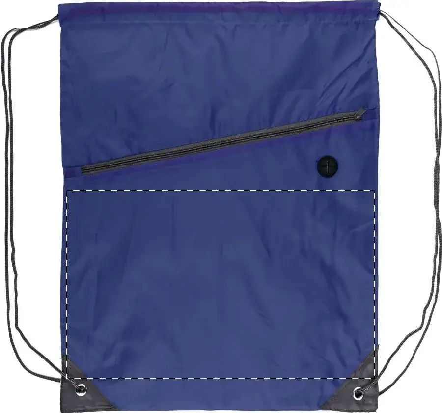 Print position: Front - below the zip