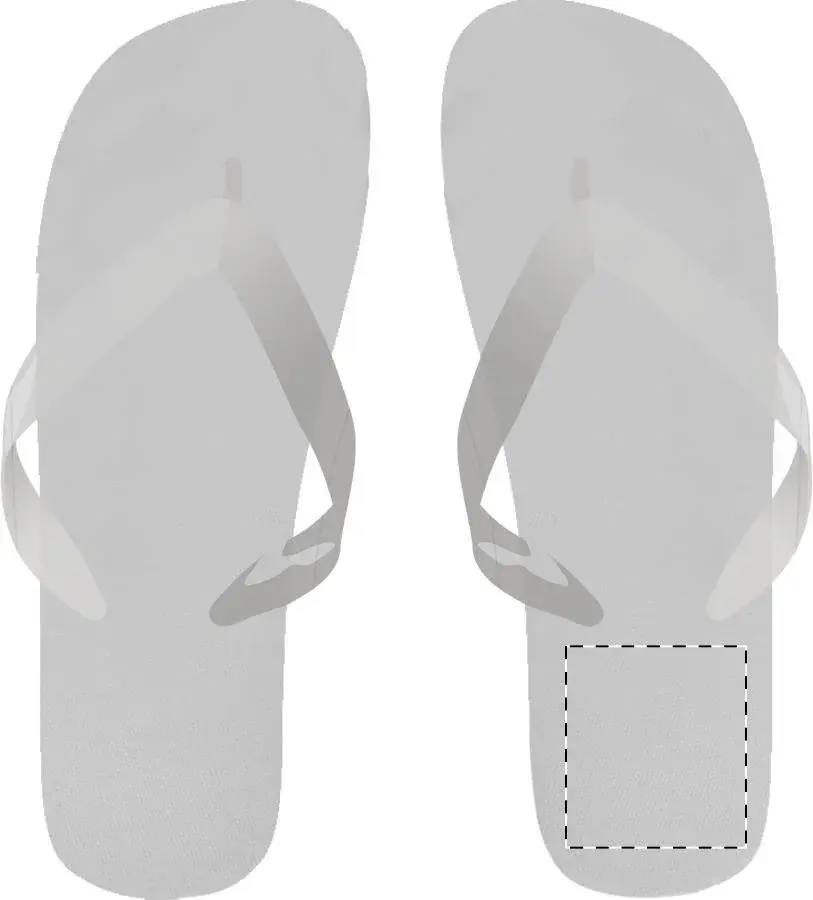 Print position: Right sole - under the heel
