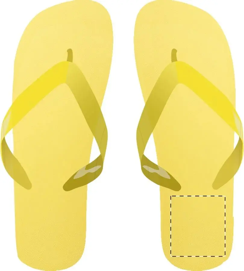 Print position: Right sole - under the heel