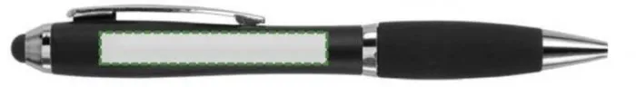 Print position: Beside the clip, for left-handed use