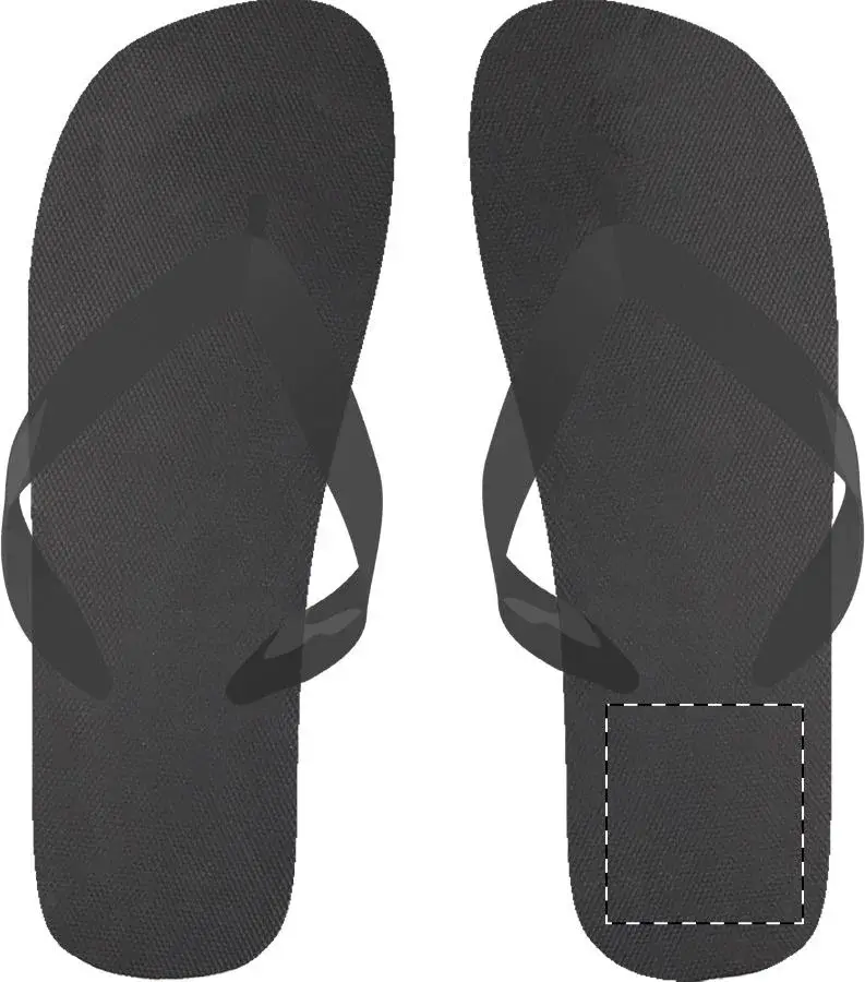 Print position: Right sole - under the heel