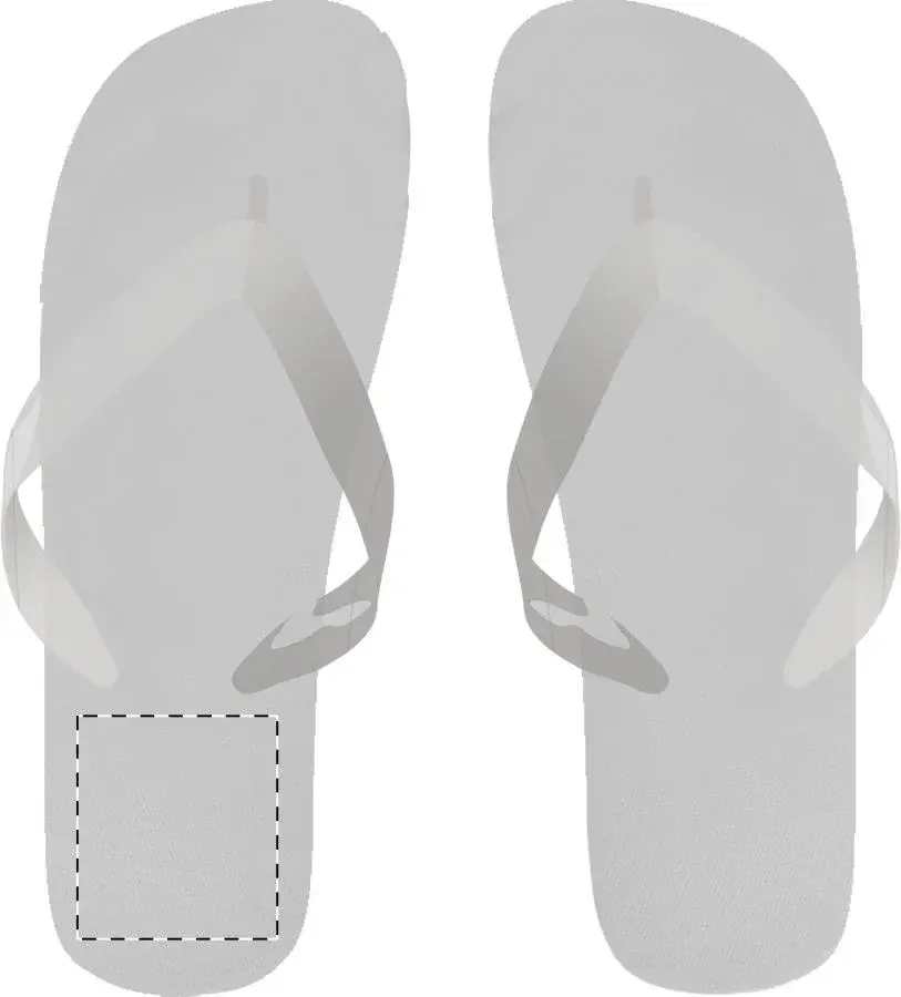 Print position: Left sole - under the heel