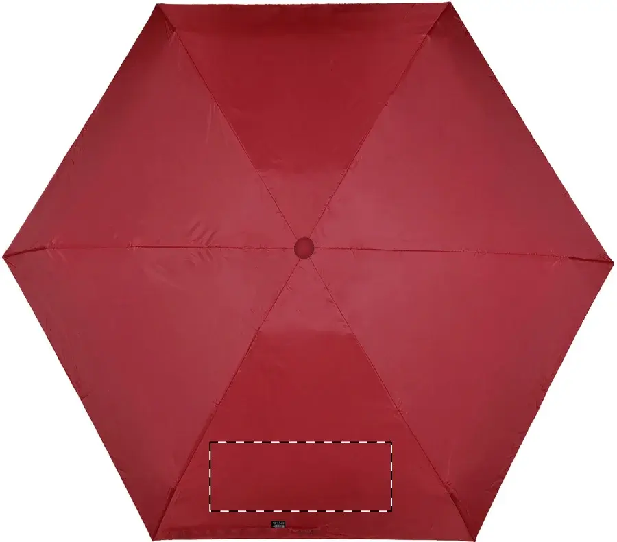 Print position: panel 1 – with a fastening strip (panels numbered clockwise)