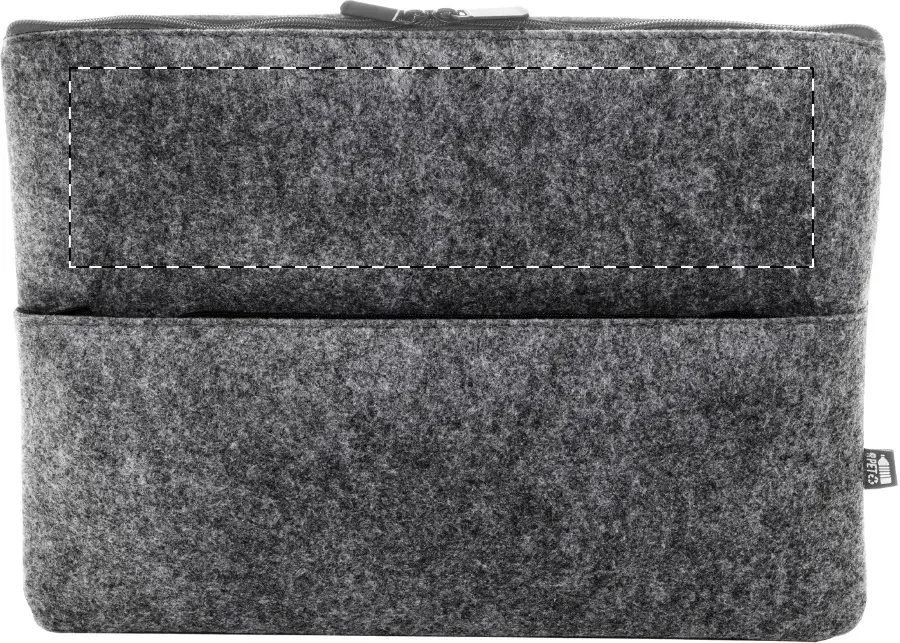 Print position: Front - above the zip
