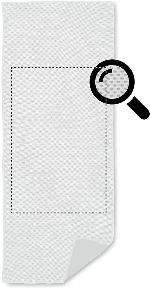 Print position: Towel - front - textured section