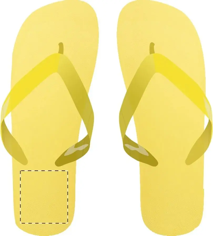 Print position: Left sole - under the heel