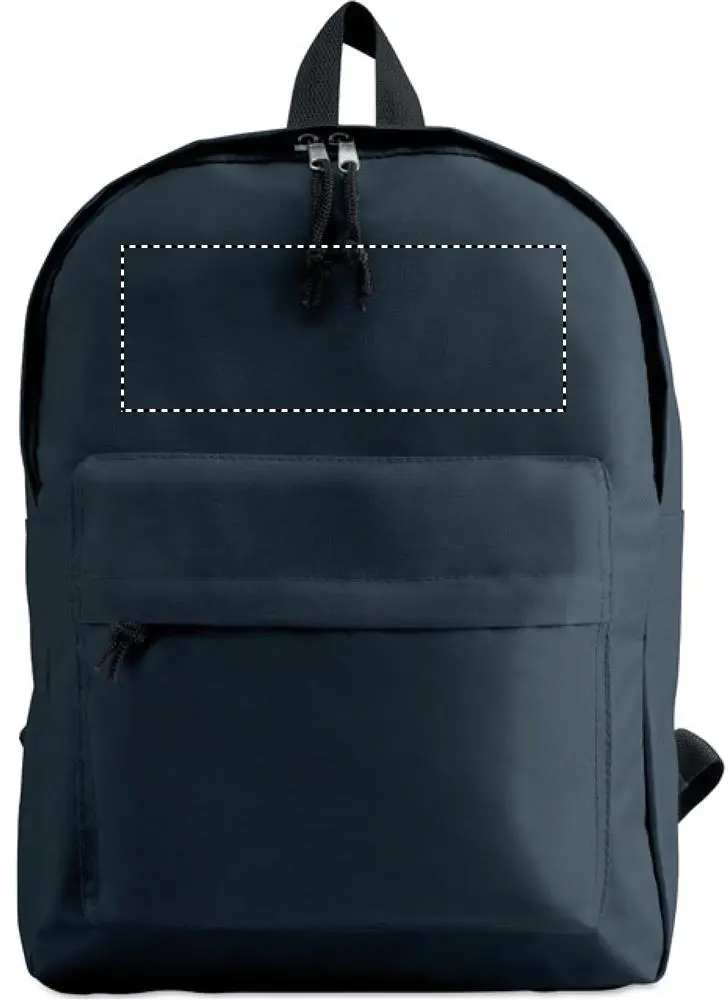 Print position: front above the pocket