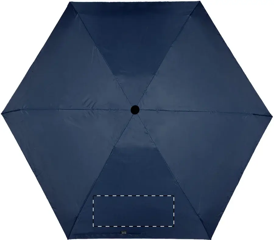 Print position: panel 1 – with a fastening strip (panels numbered clockwise)