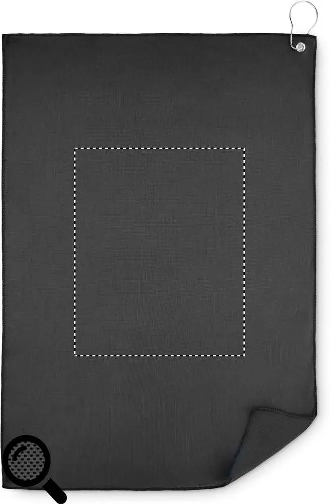 Print position: Front - textured section