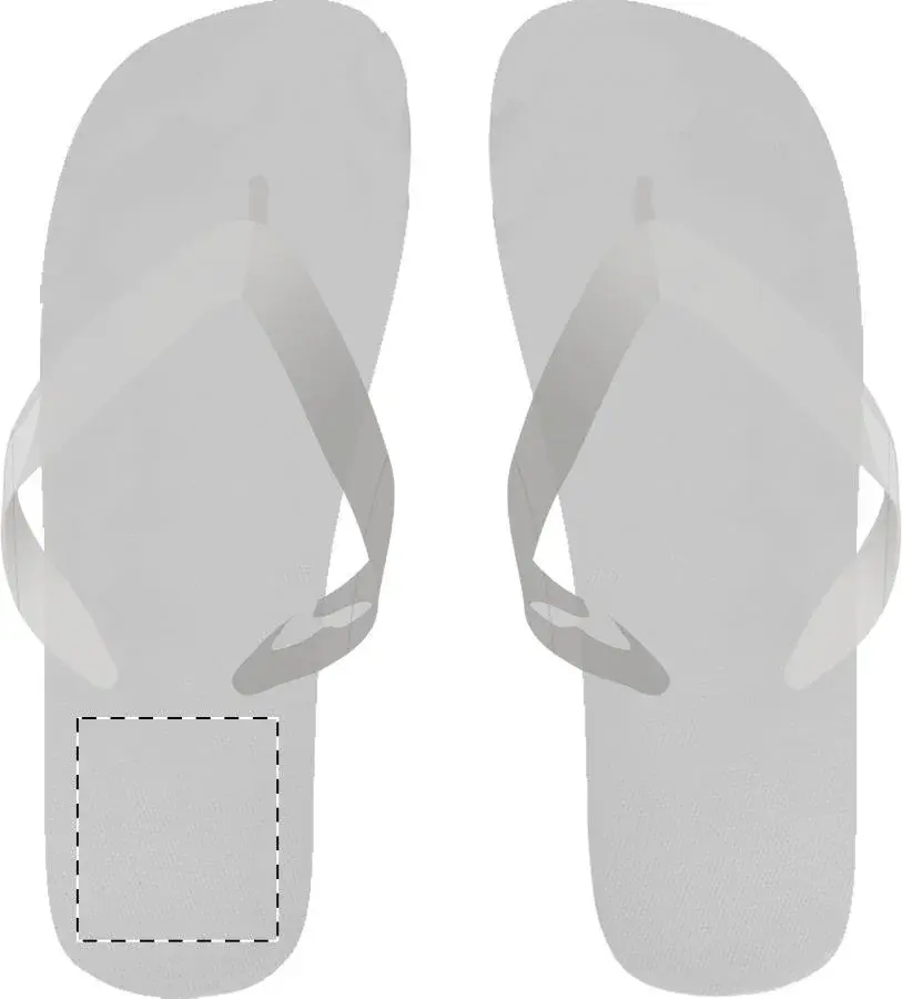 Print position: Left sole - under the heel