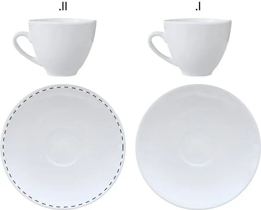 Print position: Saucer 1