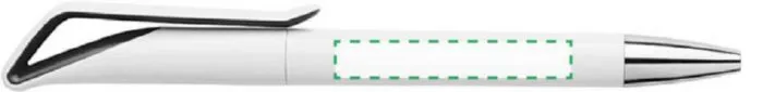 Print position: Beside the clip, for left-handed use