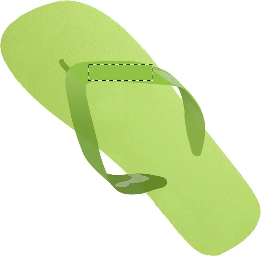 Print position: Right flip-flop - right strap
