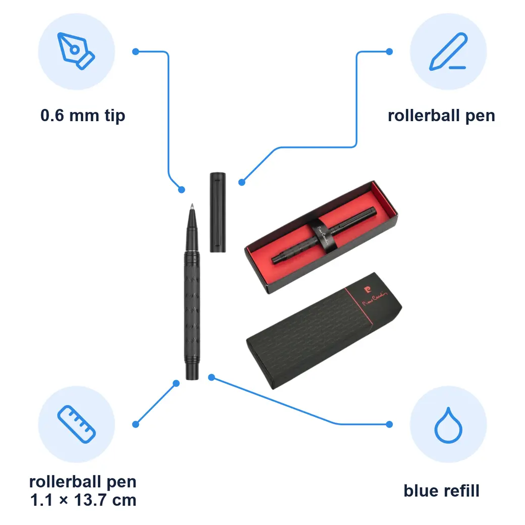 Infographic: PIERRE CARDIN ESMEE rollerball, black