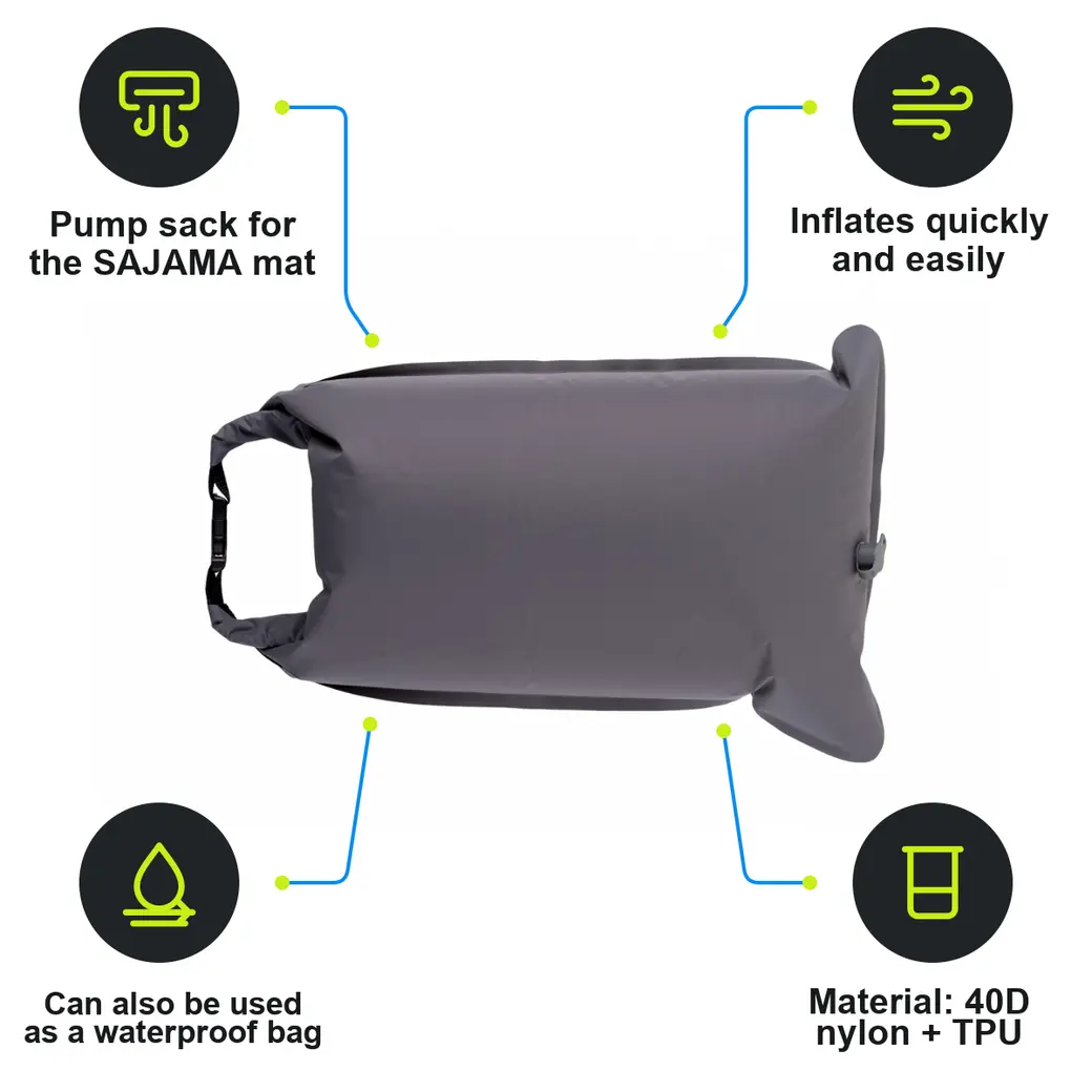 Infographic: SCHWARZWOLF KASAI Inflation bag, volume 10 l