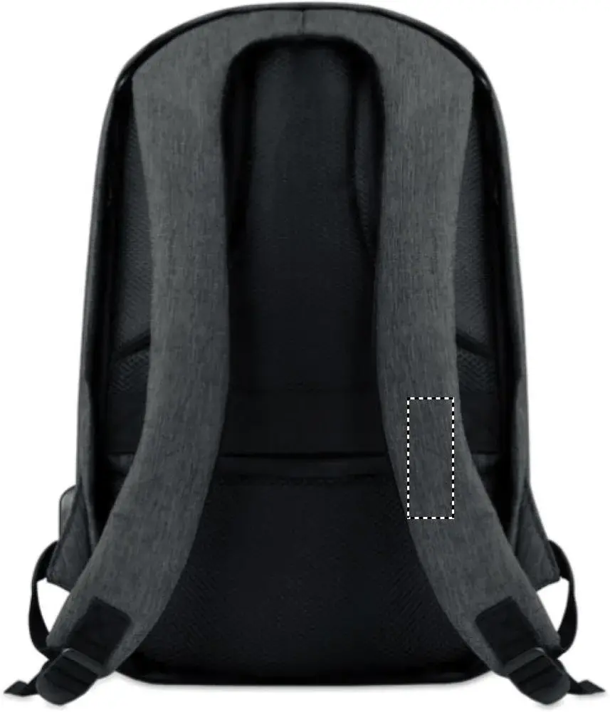 Print position: left shoulder strap