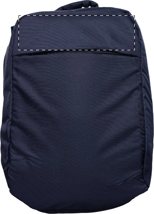 Print position: Above the zip