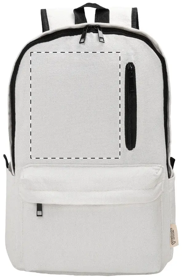 Print position: above the pocket